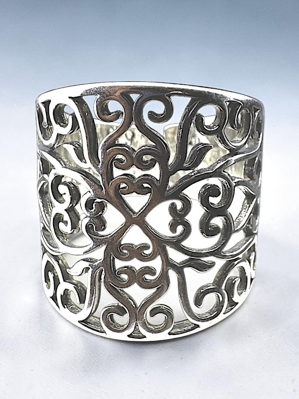 Handmade 925 Sterling Silver Ring-Adjustable from Size 6.5 to 8
